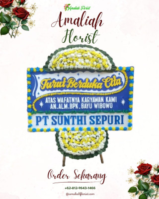 Papan Bunga Duka di Cipaganti