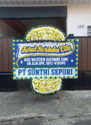 Papan Bunga Duka di Cipaganti